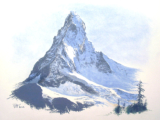 Matterhorn - pastel